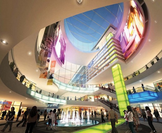 中国去年占全球新建购物中心总面积比重高达四成
