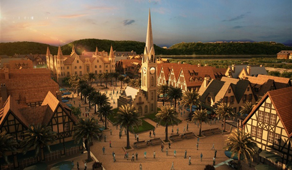 运动休闲，也可搞特色小镇