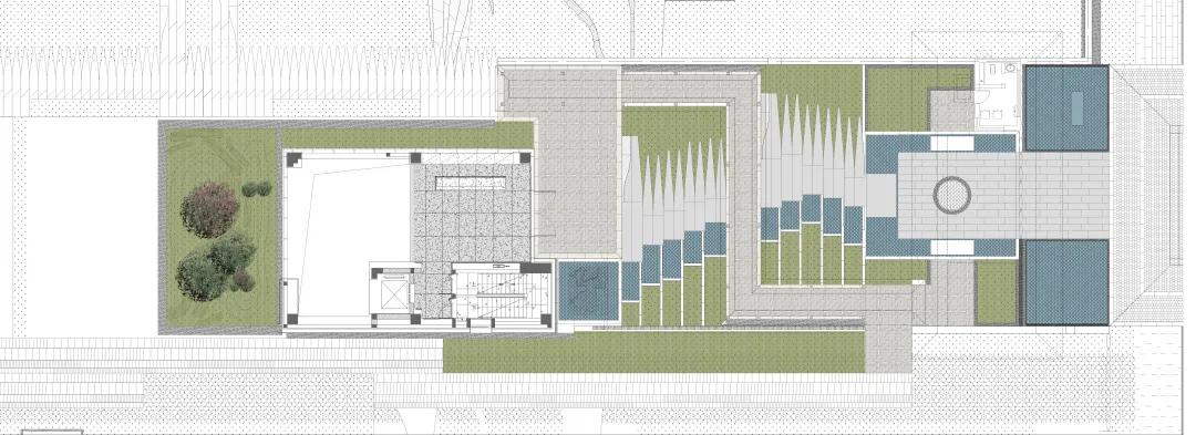 近两年流行的“下沉式”空间布局，一种新的设计方式