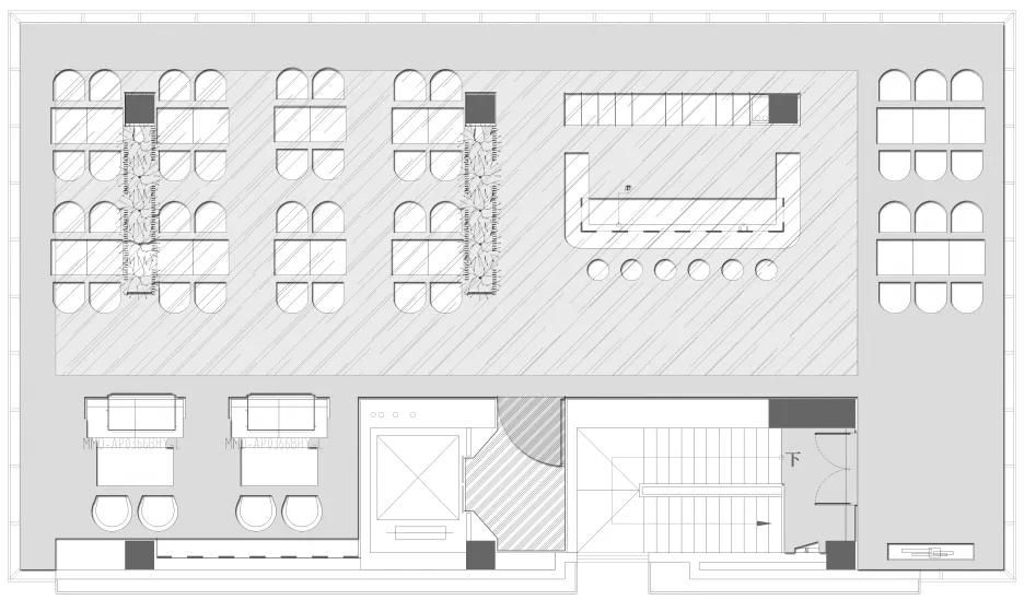 近两年流行的“下沉式”空间布局，一种新的设计方式