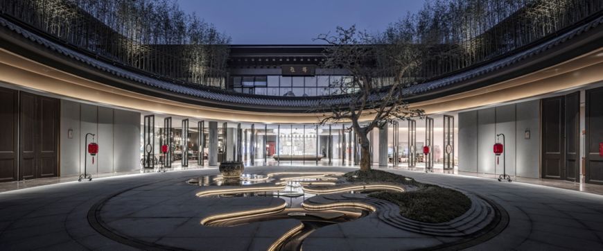 近两年流行的“下沉式”空间布局，一种新的设计方式